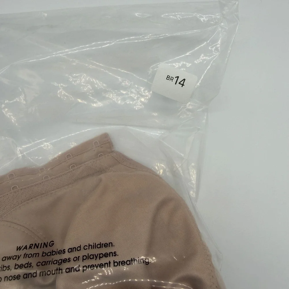 Glamorise MagicLift Front-Close Posture Support Wirefree Bra 36F Cafe 1265